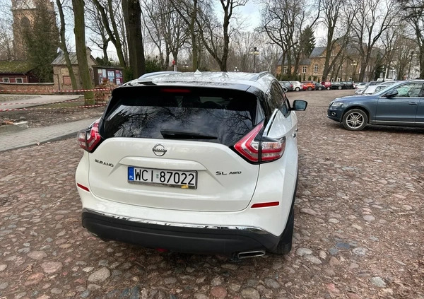 Nissan Murano cena 76500 przebieg: 115000, rok produkcji 2016 z Ciechanów małe 172